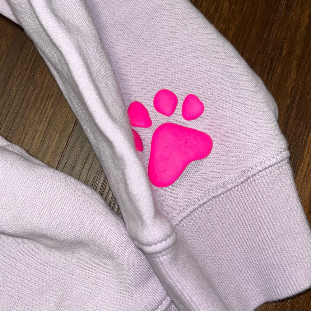Wildfox Dogs Love Me Paw Print Double-sided Sweatshirt NWT - Picture 8 of 8